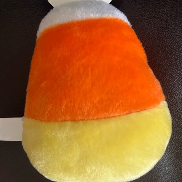 Halloween Candy Corn Pet Plush Toy Squeaks! NWT - Picture 3 of 4